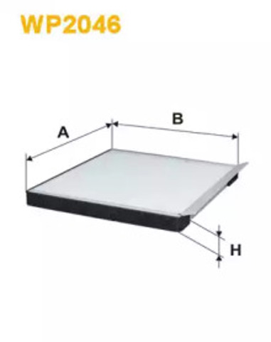 Filtr kabiny WP2046 WIX