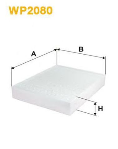 Filtr kabiny WP2080 WIX