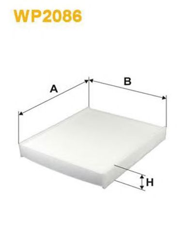 Filtr kabiny WP2086 WIX