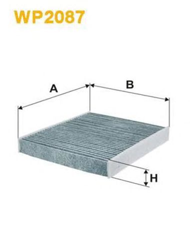 Filtr kabiny WP2087 WIX