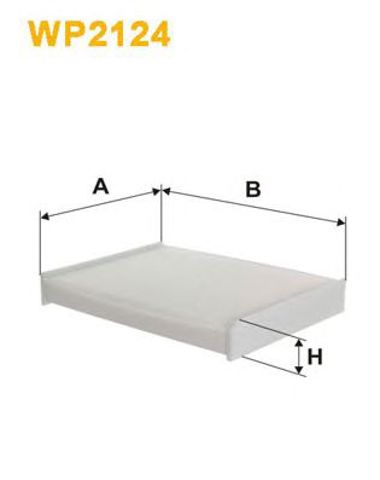 Filtr kabiny WP2124 WIX