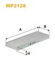 Filtr kabiny WP2128 WIX