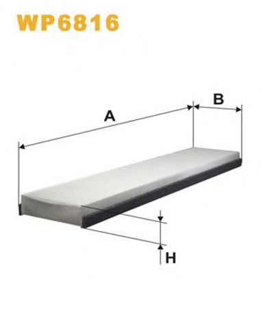 Filtr kabiny WP6816 WIX