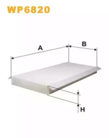 Filtr kabiny WP6820 WIX