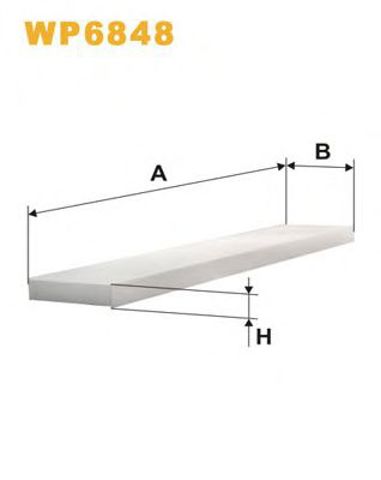 Filtr kabiny WP6848 WIX