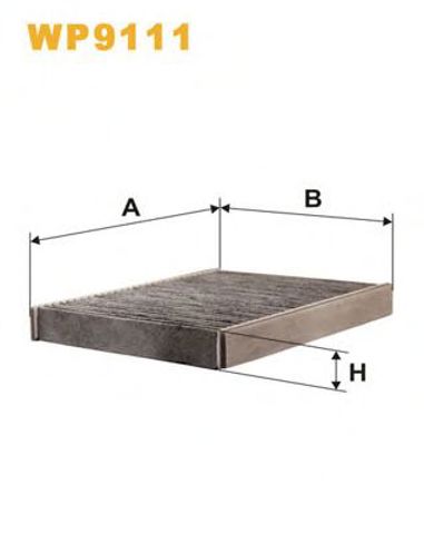 Filtr kabiny WP9111 WIX