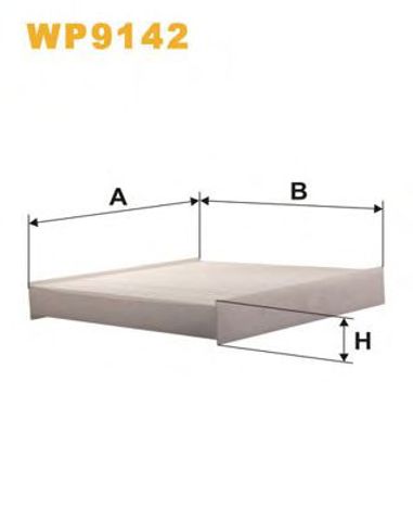 Filtr kabiny WP9142 WIX