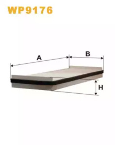 Filtr kabiny WP9176 WIX