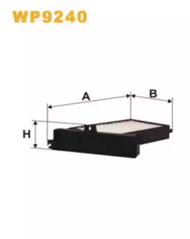 Filtr kabiny WP9240 WIX
