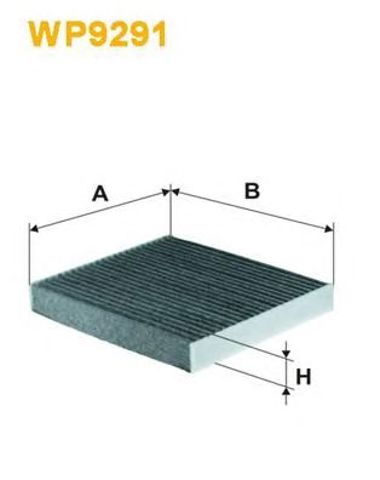 Filtr kabiny WP9291 WIX