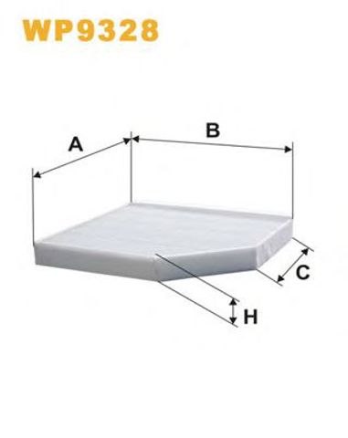 Filtr kabiny WP9328 WIX