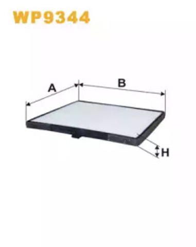 Filtr kabiny WP9344 WIX
