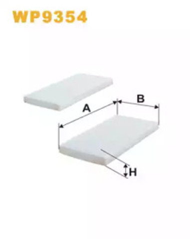 Filtr kabiny WP9354 WIX