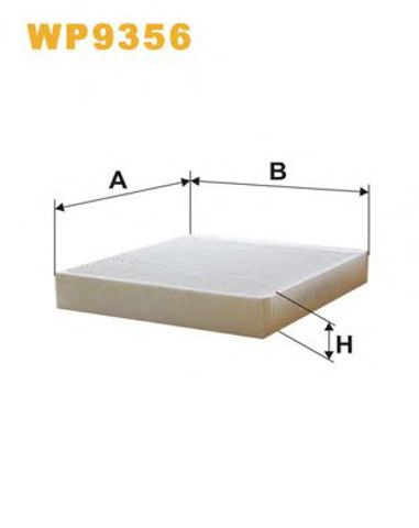 Filtr kabiny WP9356 WIX