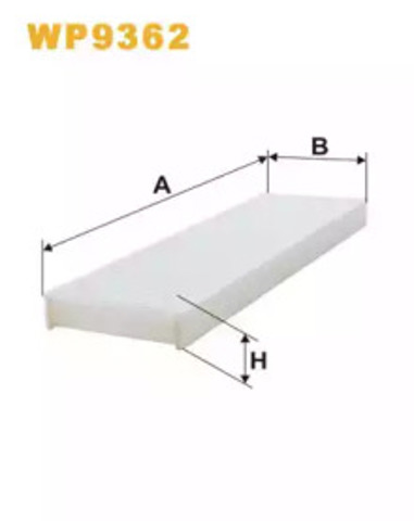 Filtr kabiny WP9362 WIX