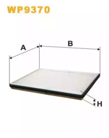 Filtr kabiny WP9370 WIX