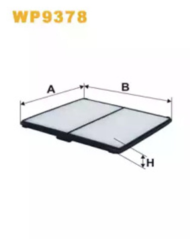 Filtr kabiny WP9378 WIX