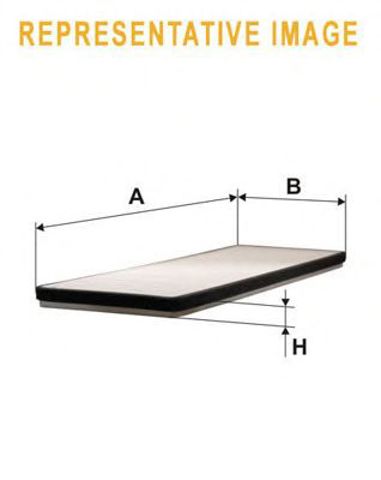 Filtr kabiny WP9398 WIX