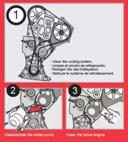 Pasek rozrządu, zestaw WPK164602 AIRTEX