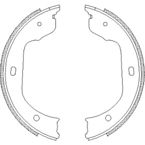 Klocki hamulca ręcznego Z474000 WOKING