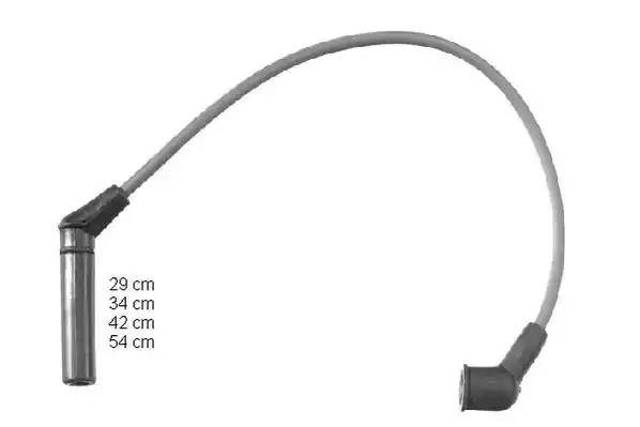 Zestaw przewodów wysokiego napięcia ZEF1519 BERU