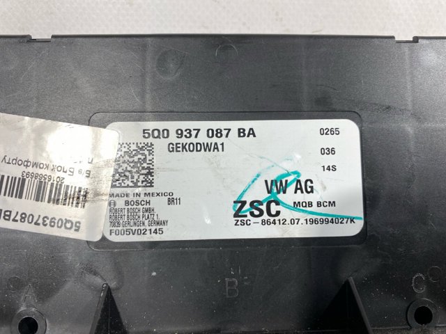 Blok komfortu do Volkswagen Jetta BU3, BU4