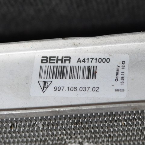 Chłodnica silnika Porsche 911 997