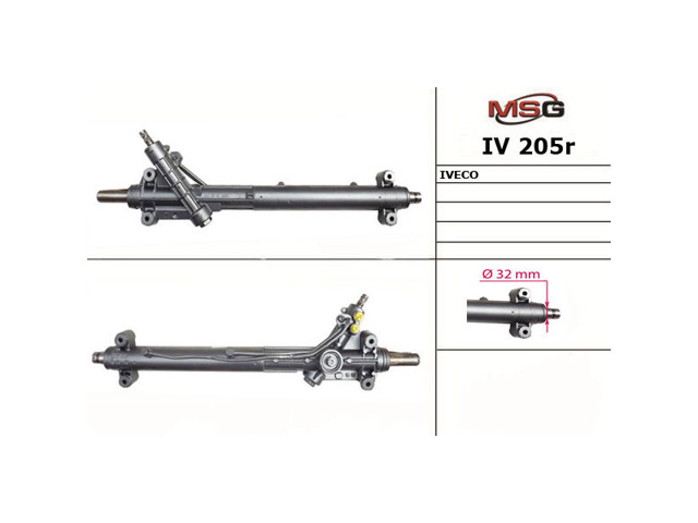 Listwa kierownicza (maglownica) IV205R MSG Rebuilding
