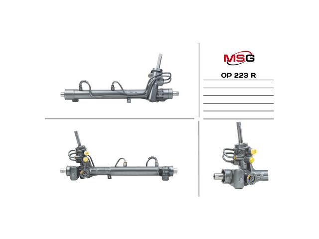 Listwa kierownicza (maglownica) OP223R MSG Rebuilding