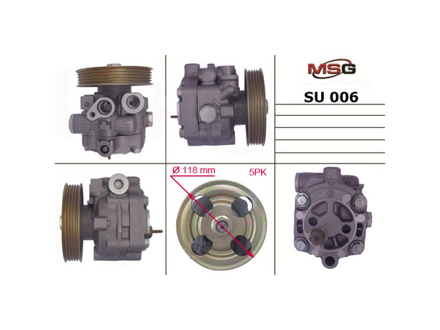 Pompa wspomagania hydraulicznego kierownicy SU006 MS GROUP