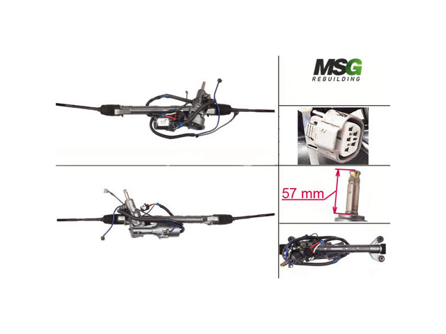 Listwa kierownicza (maglownica) Subaru Outback 3 B13, BP