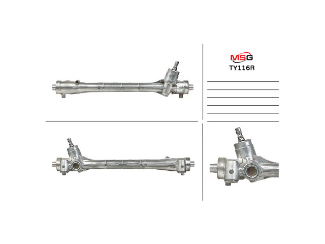Listwa kierownicza (maglownica) TY116R MSG Rebuilding