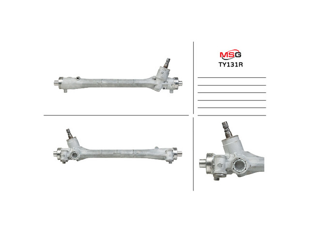Listwa kierownicza (maglownica) TY131R MSG Rebuilding