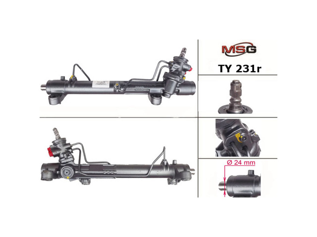 Listwa kierownicza (maglownica) TY231R MSG Rebuilding