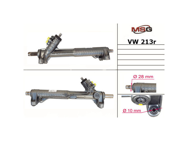 Listwa kierownicza (maglownica) VW213R MSG Rebuilding
