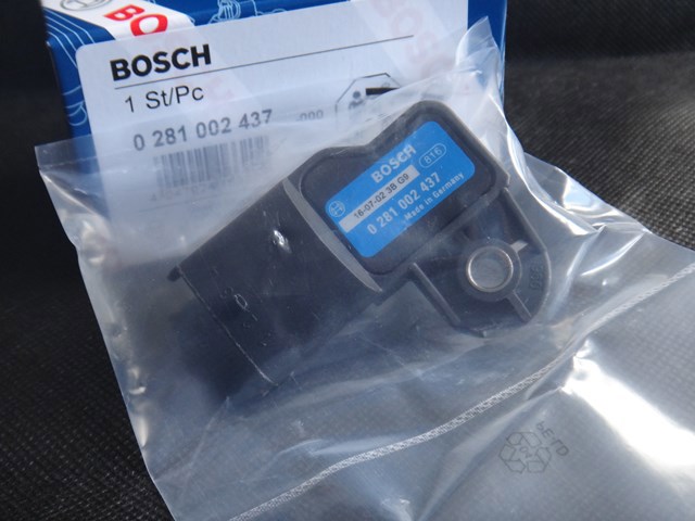 Czujnik ciśnienia w kolektorze ssącym, MAP 0281002437 BOSCH