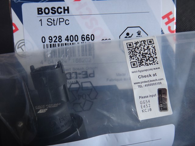 Zawór regulacji ciśnienia (zawór redukcyjny pompy wtryskowej) System Common-Rail 0928400660 BOSCH