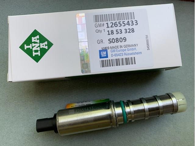 Zawór elektromagnetyczny faz rozrządu 12655433 GM