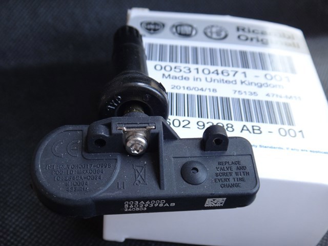 Czujnik ciśnienia w oponach 56029398AB FIAT