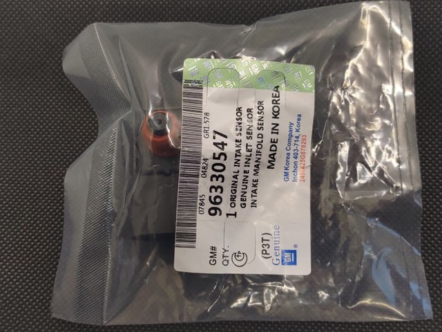 Czujnik ciśnienia w kolektorze ssącym, MAP 96330547 GM