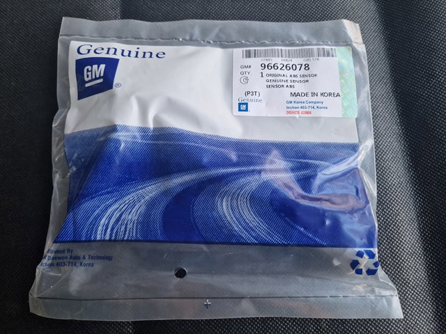 Czujnik ABS przedni 96626078 GM
