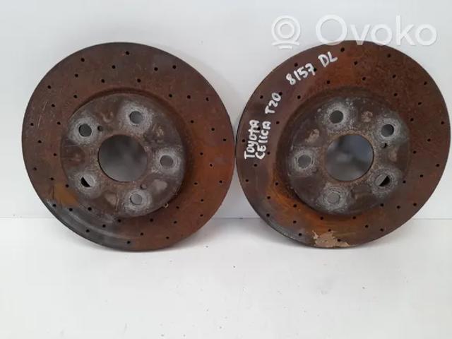 Tarcza hamulcowa przednia 4351220580 Toyota