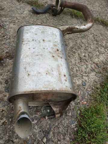 Tłumik, tylna część Toyota Avensis 2 T25