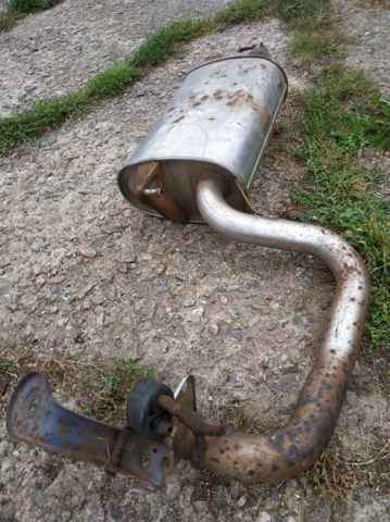 Tłumik, tylna część Toyota Avensis 2 T25