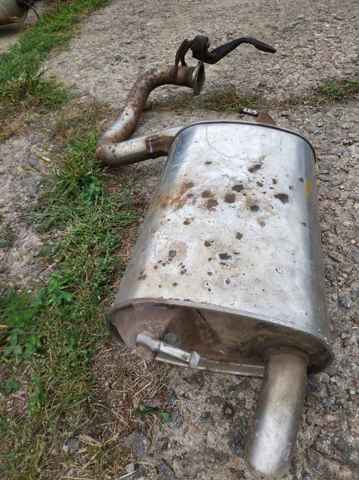 Tłumik, tylna część Toyota Avensis 2 T25