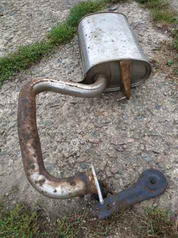 Tłumik, tylna część Toyota Avensis 2 T25