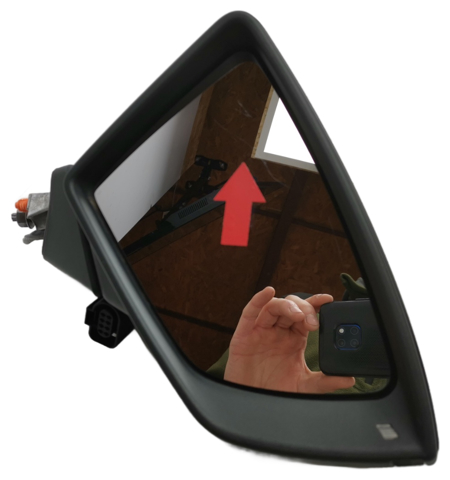 Lusterko wsteczne prawe Seat Ibiza 5 KJ1, KJG