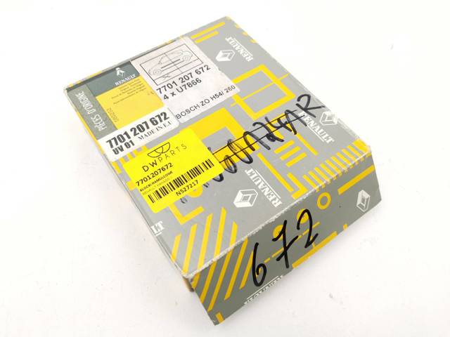 Klocki hamulcowe przednie tarczowe 7701207672 RENAULT