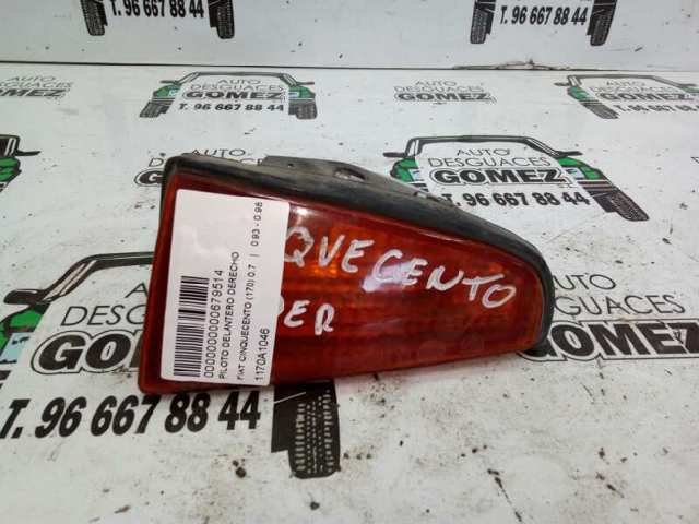 Kierunkowskaz prawy 0007629825 FIAT