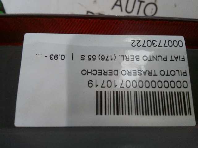 Lampa zespolona tylna prawa 0007730722 FIAT